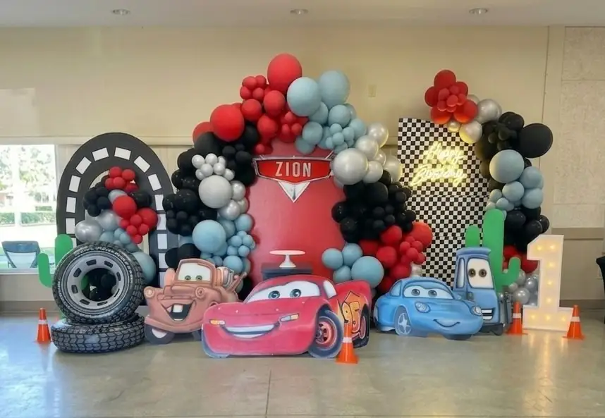Modern Race Car Party Theme